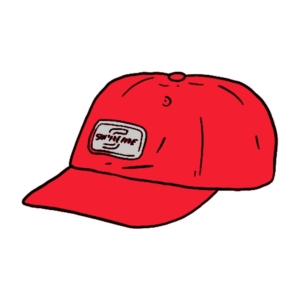 Supreme Reflective Patch 6-Panel Rood