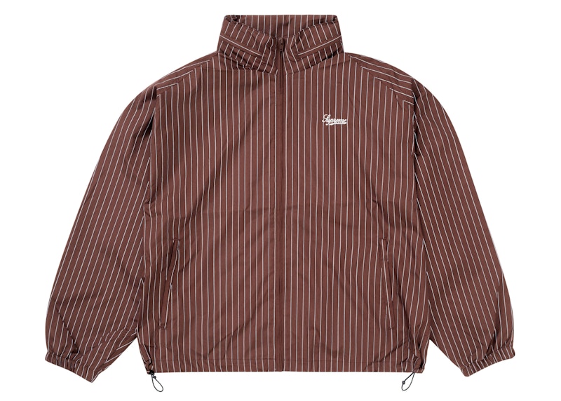 Supreme Reflective Pinstripe Track Jacket Bruin