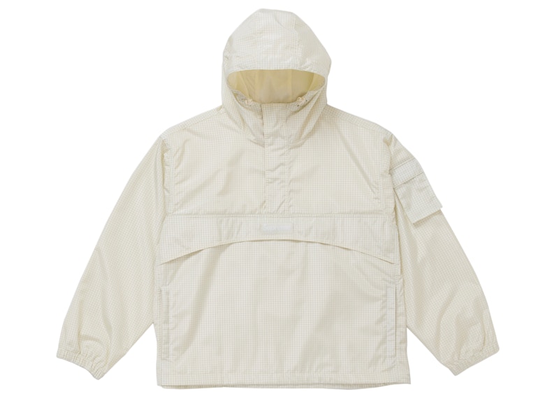 Supreme Reflective Ripstop Anorak Wit