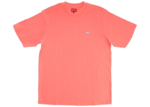 Supreme Reflective Small Box Tee Fluorescent Roze