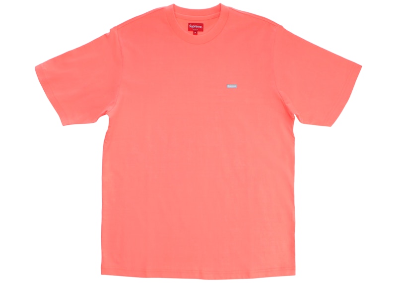 Supreme Reflective Small Box Tee Fluorescent Roze