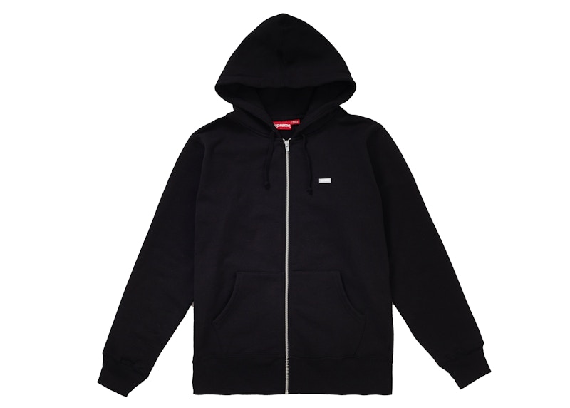 Supreme Reflective Small Box Zip Up Sweatshirt Zwart