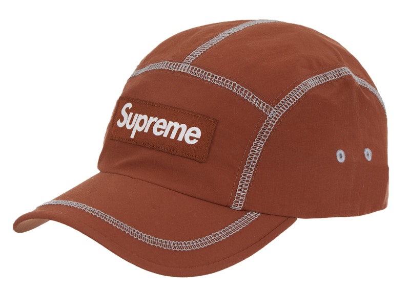 Supreme Reflective Stitch Camp Cap Bruin