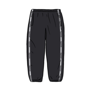 Supreme Reflective Zip Track Pant Zwart