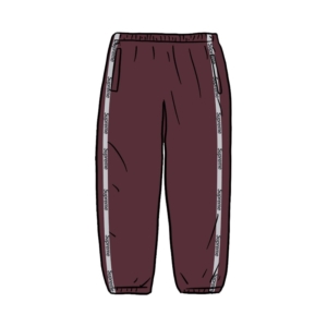 Supreme Reflective Zip Track Pant Paars