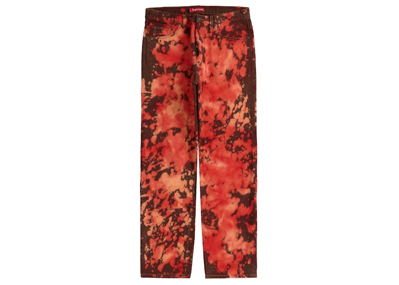 Supreme Regular Jean Bleached Rood