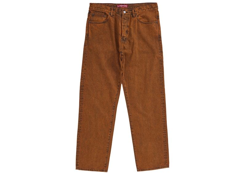 Supreme Regular Jean Overdyed Oranje