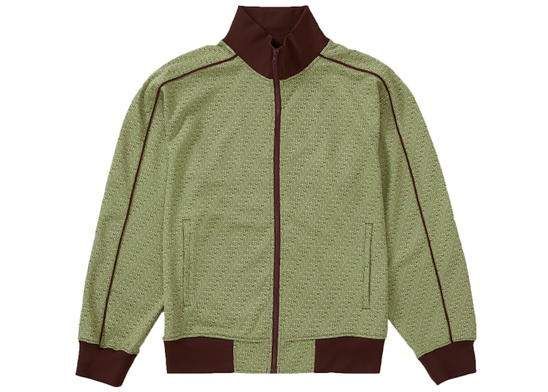 Supreme Repeat Track Jacket Olijf