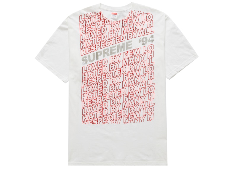 Supreme Respected Tee Wit
