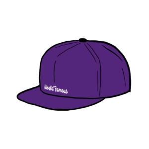 Supreme Reverse Box Logo New Era Paars