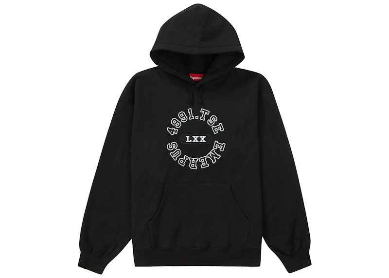 Supreme Reverse Hooded Sweatshirt Zwart