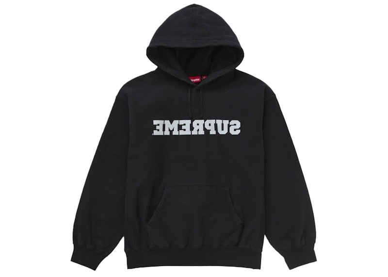 Supreme Reverse Hooded Sweatshirt Zwart