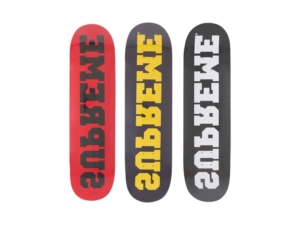 Supreme Reverse Skateboard Deck Set