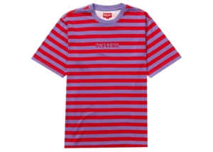 Supreme Reverse Stripe S/S Top Rood