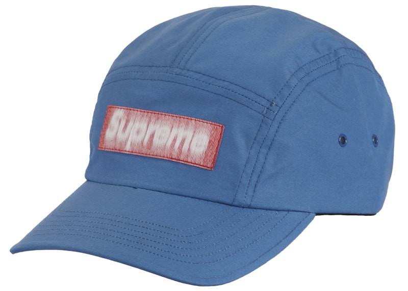 Supreme Reversed Label Camp Cap Light Bright Royal