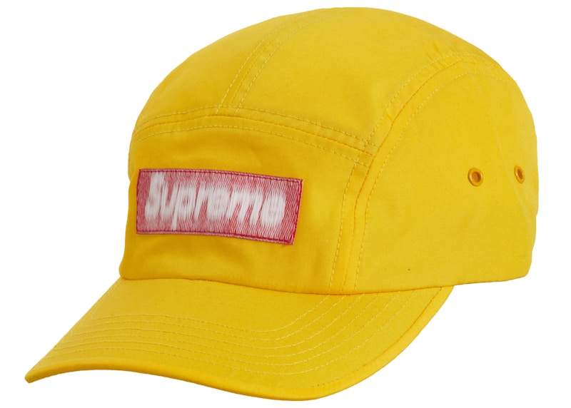 Supreme Reversed Label Camp Cap Geel
