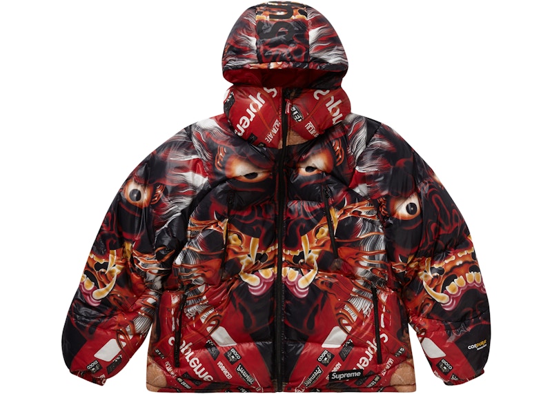 Supreme Reversible Featherweight Down Puffer Jacket Rood