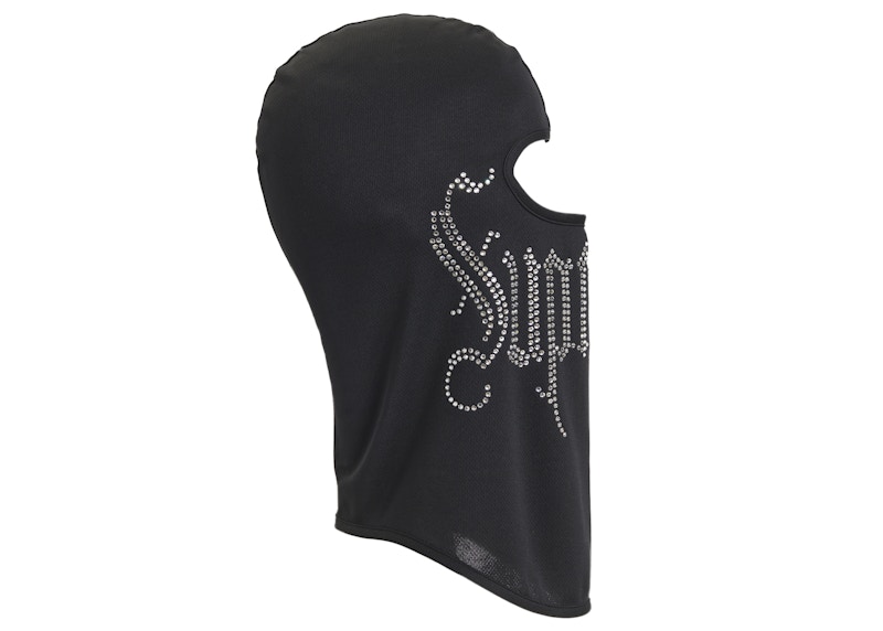 Supreme Rhinestone Balaclava Zwart