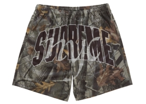 Supreme Rhinestone Mesh Short Realtree Hardwoods Camo