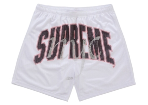 Supreme Rhinestone Mesh Short Wit