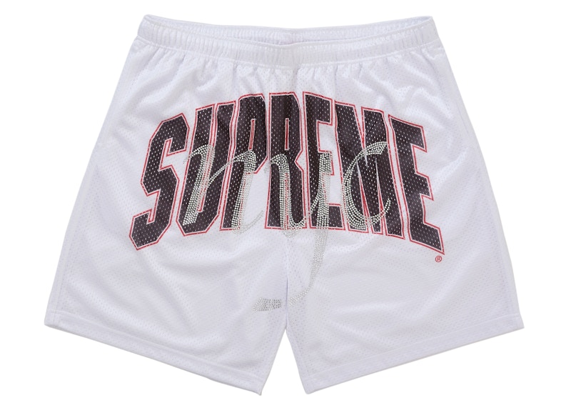 Supreme Rhinestone Mesh Short Wit