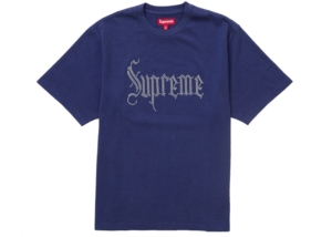 Supreme Rhinestone S/S Top Blauw
