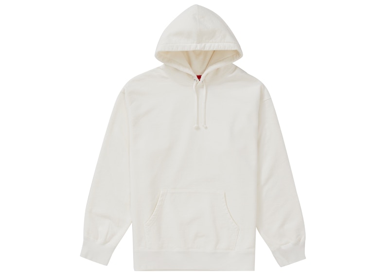 Supreme Rhinestone Script Hooded Sweatshirt Wit