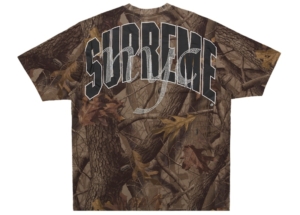 Supreme Rhinestone Script S/S Top Realtree Hardwoods Camo