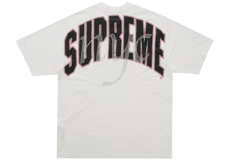 Supreme Rhinestone Script S/S Top Wit