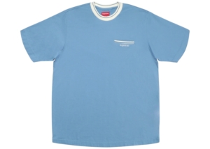 Supreme Ribbed Pocket Tee Slate