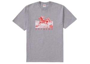 Supreme Riders Tee Heather Grijs