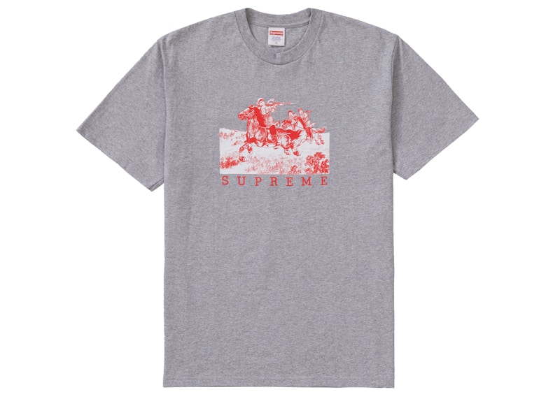 Supreme Riders Tee Heather Grijs