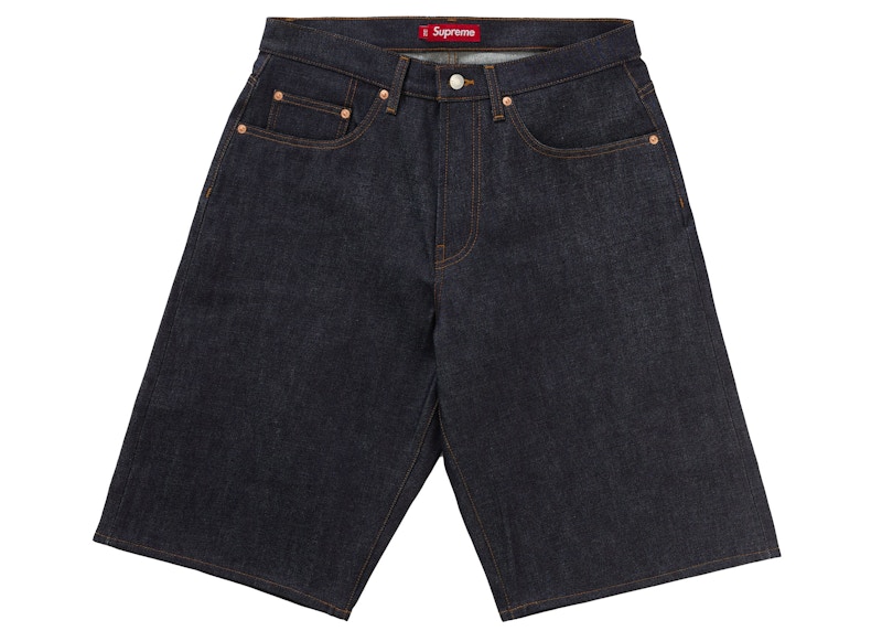 Supreme Baggy Selvedge Short Rigid Indigo