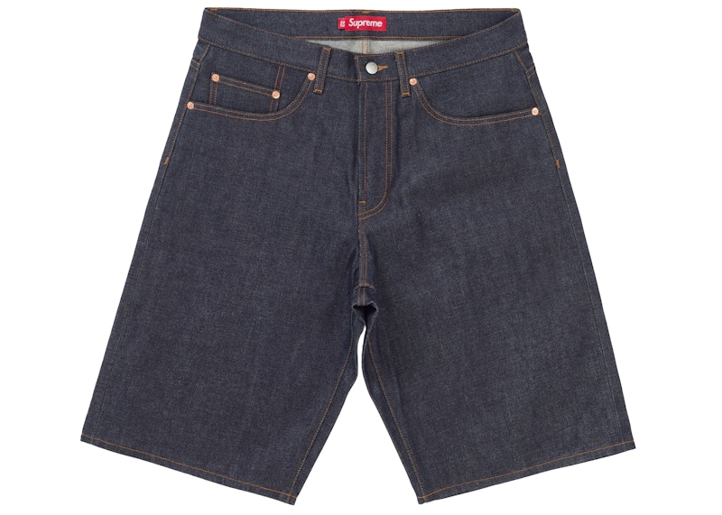 Supreme Baggy Selvedge Short Rigid Indigo