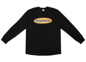 Supreme Ripple LS Tee Zwart