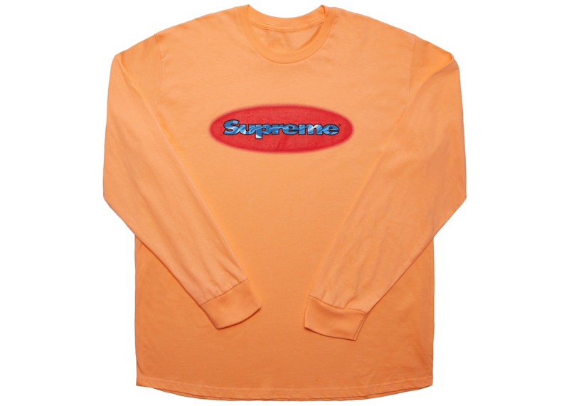 Supreme Ripple LS Tee Peach