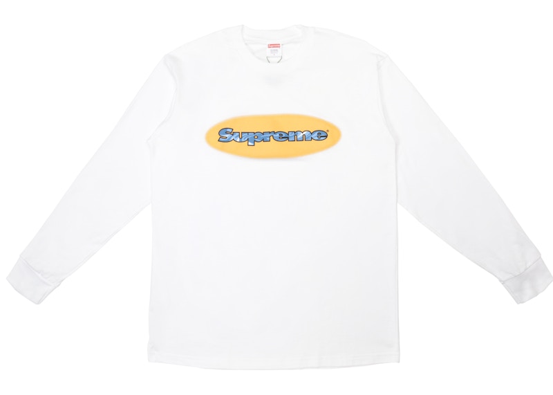 Supreme Ripple LS Tee Wit