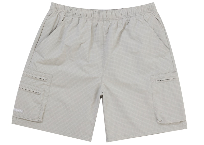 Supreme Ripstop Cargo Water Short Grijs
