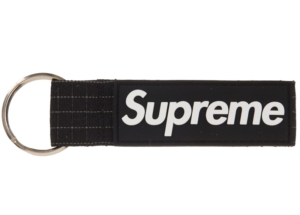 Supreme Ripstop Keychain Zwart