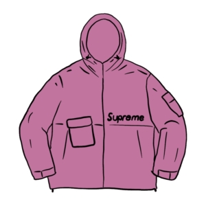 Supreme Ripstop Utility Jacket Light Paars