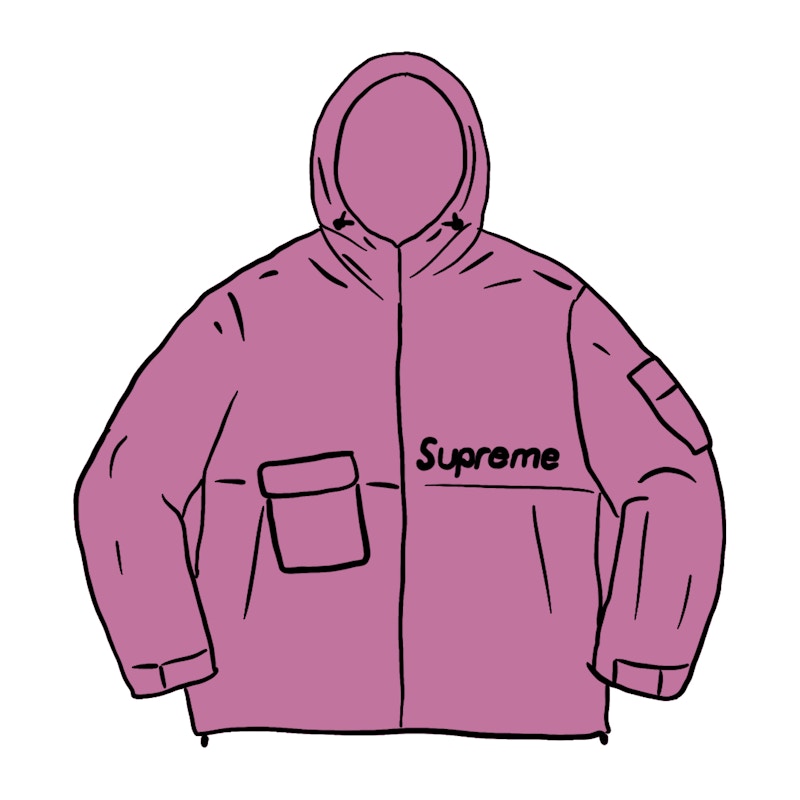 Supreme Ripstop Utility Jacket Light Paars