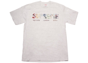 Supreme Rocks Tee Ash Grijs
