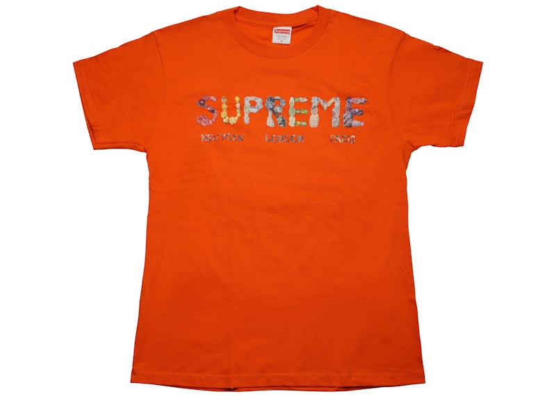 Supreme Rocks Tee Oranje
