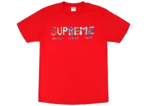 Supreme Rocks Tee Rood