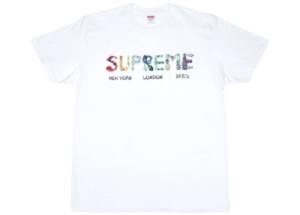 Supreme Rocks Tee Wit