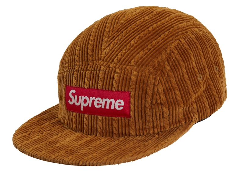 Supreme Rope Corduroy Camp Cap Bruin