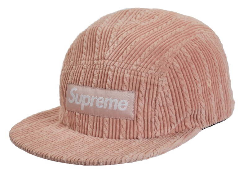 Supreme Rope Corduroy Camp Cap Roze