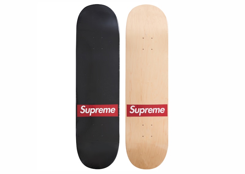 Supreme Routed Box Logo Skateboard Deck Set