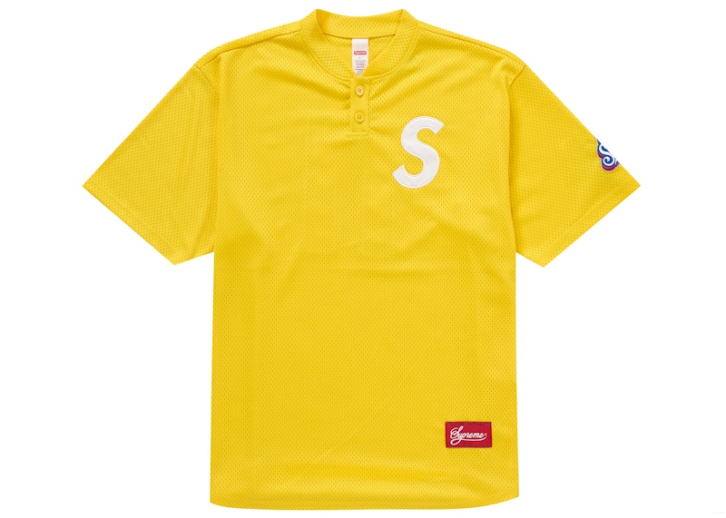 Supreme S Logo Baseball Henley Geel