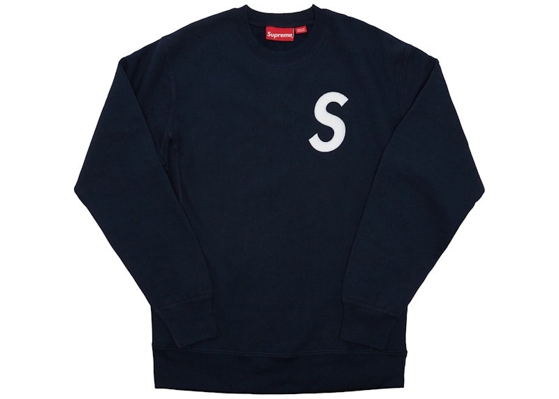 Supreme S Logo Crewneck Blauw